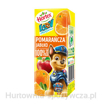 Hortex Leon I Przyjaciele Pomarańcza-Jabłko Sok 100% Kartonik 200Ml Ze Słomką