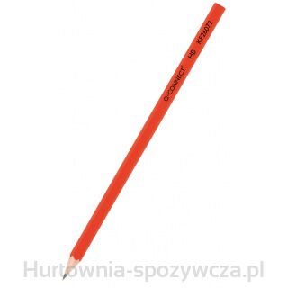 Ołówek Drewniany Q-Connect Hb, Lakierowany, Czerwony