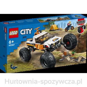 Klocki LEGO City Great Vehicles 60387 Przygody samochodem terenowym z napędem 4x4