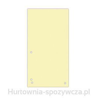 Przekładki Donau, Karton, 1/3 A4, 235X105Mm, 100Szt., Żółte