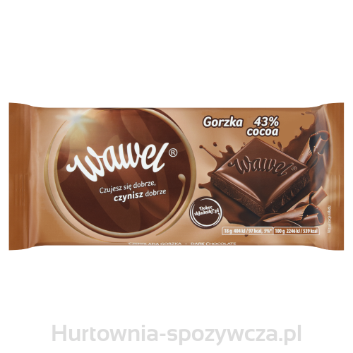 Wawel Czekolada Gorzka 43% Cocoa 90G