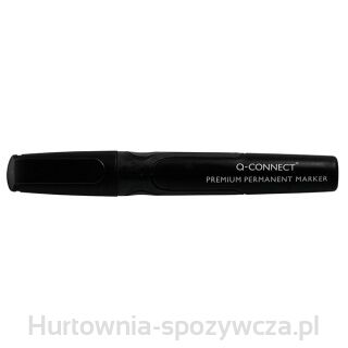 Marker Permanentny Q-Connect Premium, Gum. Rękojeść, Okrągły, 2-3Mm (Linia), Czarny / Kf26105