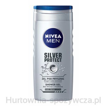 Nivea Żel Pod Prysznic Silver Protect 250 Ml