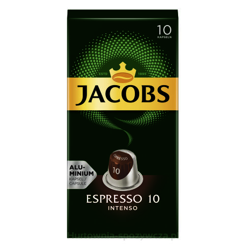 Jacobs Espresso Intenso 10 Kawa Mielona 10 Kapsułek 52 G