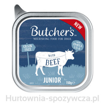 Butcher'SOriginal Junior, Karma Dla Psa, Z Wołowiną, Pasztet, 150G