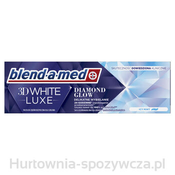 Blend-A-Med 3D White Luxe Diamond Glow Wybielająca Pasta Do Zębów 75Ml