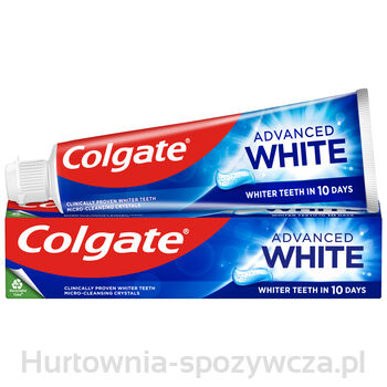 Colgate Advanced White Wybielająca Pasta Do Zębów Z Fluorem 125 Ml