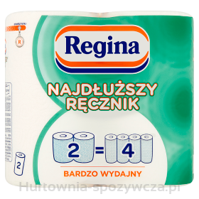 Regina Najdłuższy Ręcznik Biały 2 Rolki