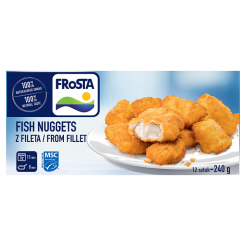 Frosta Fish Nuggets Z Fileta 240 G (12 Sztuk)