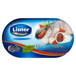 Filety Z Makreli W Kremie Pomidorowym Lisner 175 G