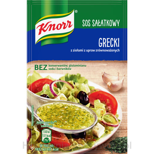 Knorr Sos Sałatkowy Grecki 9 G