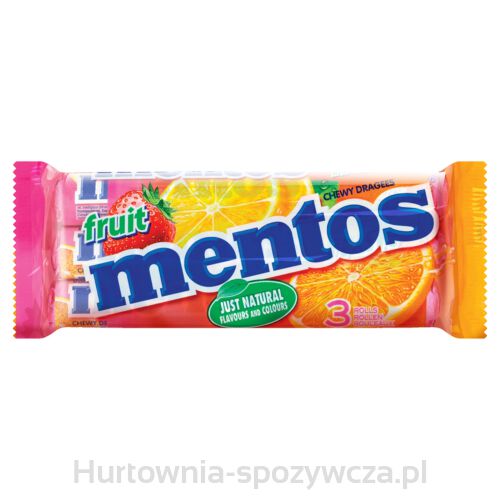 Mentos Fruit 3Pack 114G
