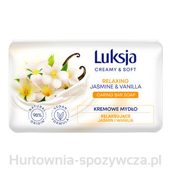 Luksja Creamy &Amp Soft Kremowe Mydło W Kostce Jaśmin I Wanilia 90 G
