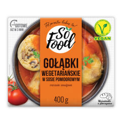 Gołąbki Wegetariańskie W Sosie Pomidorowym 400G So Food