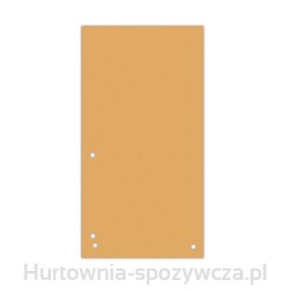 Przekładki Donau, Karton, 1/3 A4, 235X105Mm, 100Szt., Pomarańczowe