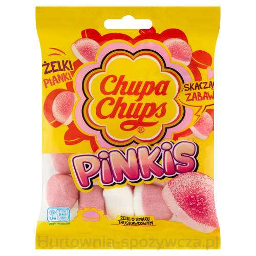 Żelki Chupa Chups Pinkis O Smaku Truskawkowym 90G
