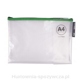 Torebka Apli Zipper Bag, A4, 355X255 Mm, Mix Kolorów