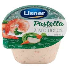 Pastella Pasta rybna z krewetką Lisner 80 g