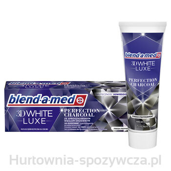 Blend-A-Med 3D White Luxe Perfection Charcoal Pasta Do Zębów Ze Sproszkowanym Węglem Drzewnym 75Ml