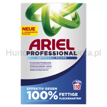 Ariel Professional Proszek do prania Universal+ 110 prań, 6.05kg
