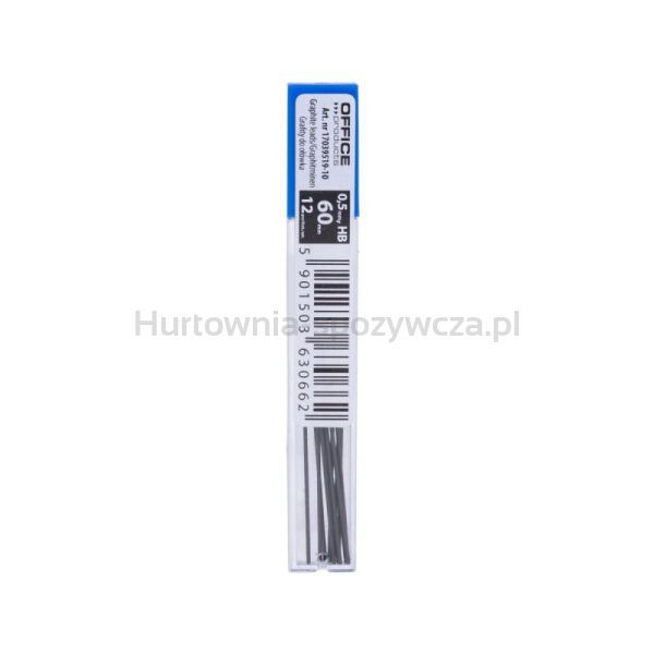 Grafit do ołówka automatycznego OFFICE PRODUCTS, HB, 0,5mm, 12szt., pudełko - 2