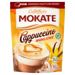 Mokate Cappuccino O Smaku Waniliowym 110G