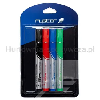 Rystor Marker Permanentny Rmp-1 Mix 4Szt 