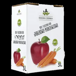 Dolina Czerska Sok Nfc Jabłkowo-Marchwiowy 100%  3L