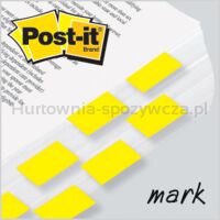 Zakładki indeksujące POST-IT® (680-Y2EU), PP, 25,4x43,2mm, 2x50 kart., żółte - 3