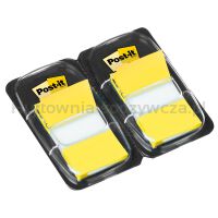 Zakładki indeksujące POST-IT® (680-Y2EU), PP, 25,4x43,2mm, 2x50 kart., żółte - 2