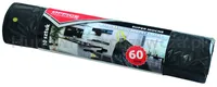 Worki na śmieci domowe z taśmą OFFICE PRODUCTS, super mocne (LDPE), 60l, 10szt., czarne - 2
