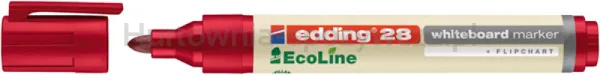 Edding Marker do tablic e-28  EcoLine, 1,5-3 mm, czerwony 
