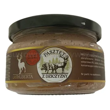 Las Huberta - Pasztet z dziczyzny - słoik 200g