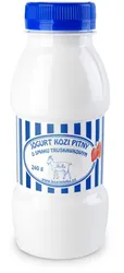 Jogurt kozi pitny truskawkowy 240 g