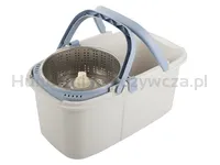 Mop obrotowy rotacyjny 360 spin turbo wiadro zestaw nakładka mikrofibra - 2