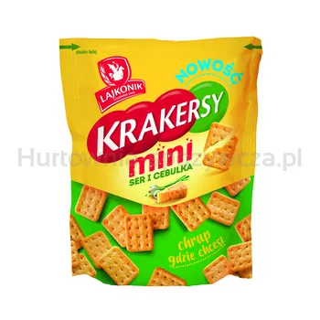 Lajkonik Mini Krakersy Ser I Cebula 100G