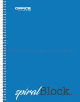 Kołonotatnik OFFICE PRODUCTS, A5, w kratkę, 80 kart., 70gsm