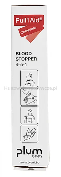 Opatrunek na rany 4w1 PLUM Blood Stopper, 17 x 17 cm