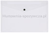 Q-Connect Teczka kopertowa zatrzask, PP, A4, 172mikr., przeźroczysta 