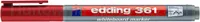 Edding Marker Do Tablic E-361 1Mm, Czerwony  - 2