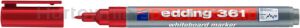 Edding Marker do tablic e-361 1mm, czerwony 