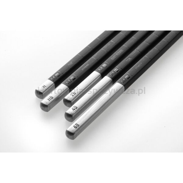 Zestaw ołówków MOLESKINE 5 szt. Różnej twardości w metalowym pudełku - 4