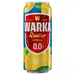 Warka Radler 0% Cytryna 500 ml Puszka Kaucja