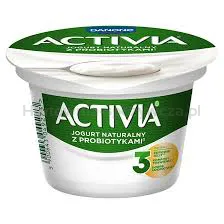 Danone Activia Jogurt naturalny z probiotykami 165g