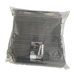 Rurki Wielokrotnego Użytku, Kolor Czarny 7/240 Mm, Opakowanie 500 Sztuk, Horeca Polska