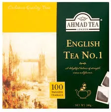 Ahmad Herbata English No.1 100 Torebek x2G Bez Zawieszki