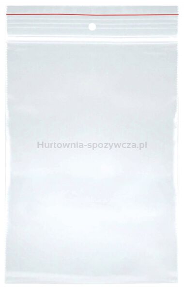 Torebka strunowa OFFICE PRODUCTS, LDPE, 80x180mm, 100szt., transparentna - 2