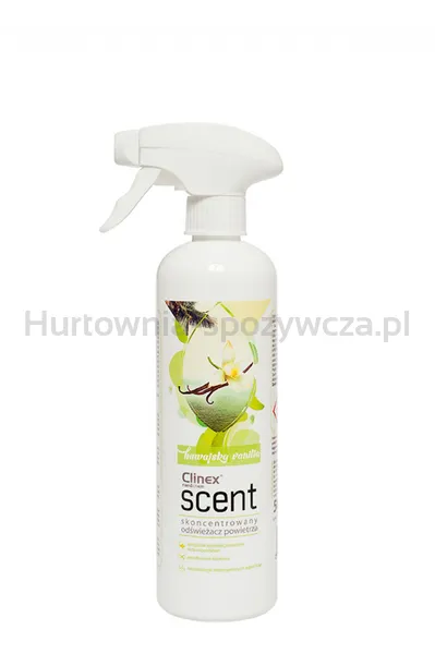Odświeżacz Powietrza Clinex Scent Hawajska Wanilia, Skoncentrowany, 500Ml