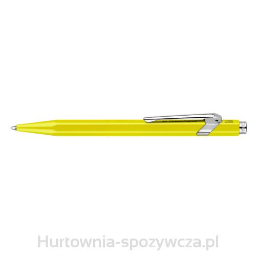 Długopis Caran D'Ache 849 Line Fluo, M, Żółty