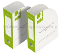 Pojemnik na dokumenty Q-CONNECT, karton, otwarte, A4/100mm, zielone - 2
